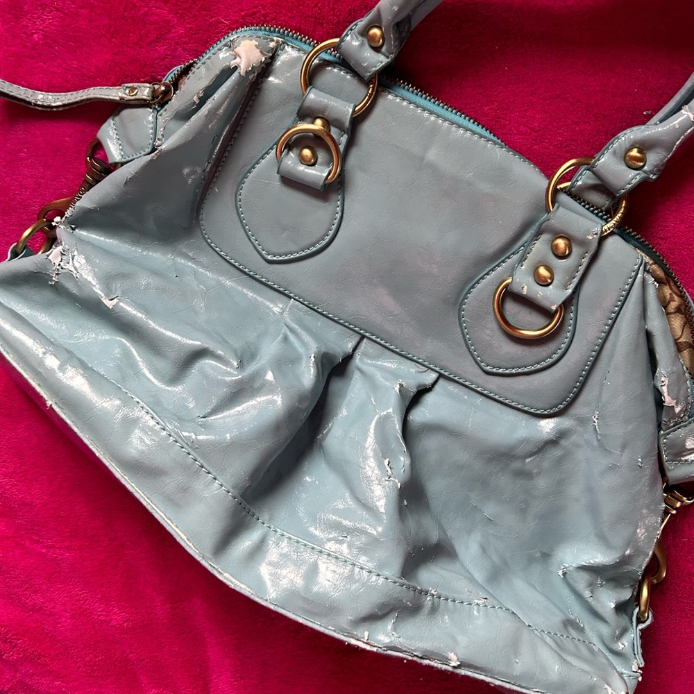 COACH baby blue bag - Picture 8 of 9